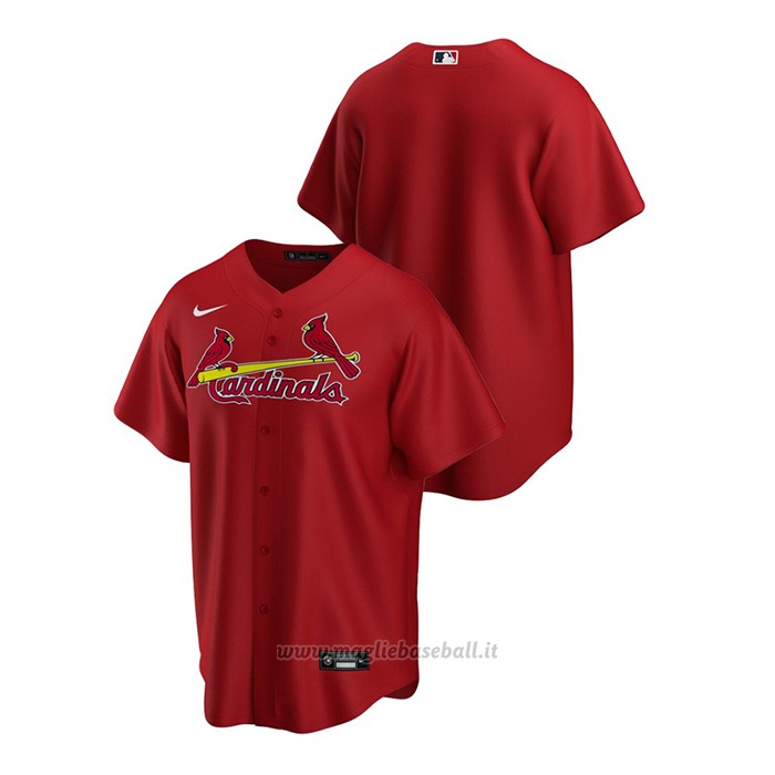 Maglia Baseball Uomo St. Louis Cardinals Replica Alternato Rosso